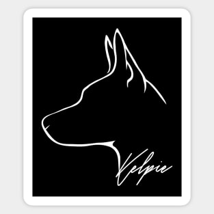 Proud Australian Kelpie profile dog lover gift Sticker